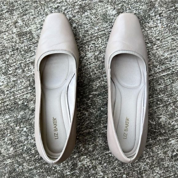 Liz Baker Women's Heel Slip on Leather Upper Tan Size 6.5‎ - Picture 1 of 8